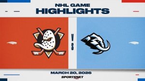 Обзор матча НХЛ | Юта Маммот - Анахайм (21.03.2026)