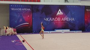 21.03.2026 Власова Елизавета, мяч, Кубок Чкалов арена.