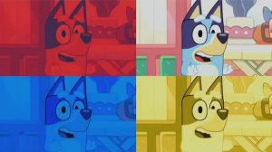 Блуи: Музыкальная битва под легендарный ритм — Веселый танец! 🐶🎶