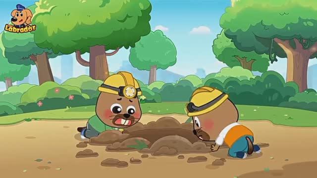 Храбрый шериф Лабрадор, будьте осторожны с водопроводными трубами — познавательный мультфильм.