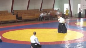 Masatoshi Yasuno (8 дан Айкидо Айкикай). Кстово-2018