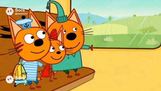 Три кота но эпизод сделал ИИ  село молочное 2 эпизод