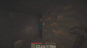 Ч-15. СТРАШНЫЙ Поход в пещеру. Выживание с ХЕРОБРИНОМ в Майнкрафт. 30 железа