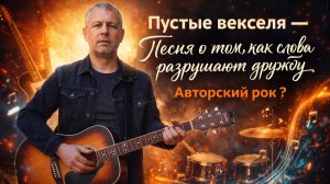 Пустые векселя. Песня о том, как слова разрушают дружбу | Авторский рок 🎸