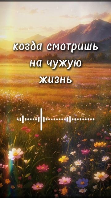 когда смотришь на чужую жизнь