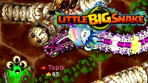 🐍Little Big Snake🐞Убиваю 👑 МЯТЕЖНИКОВ и набираю массу 2 300 000 😎👍