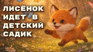 Лисёнок и первый день в садике 🦊 Добрая сказка на ночь для детей