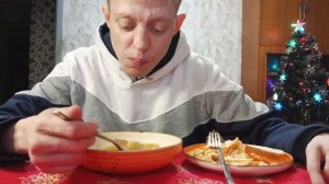 Мукбанг// Картошка тушёная с говядиной,спаржа по корейски