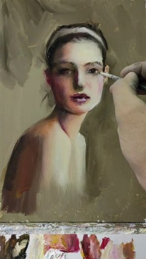 Ещё один приём написания портрета