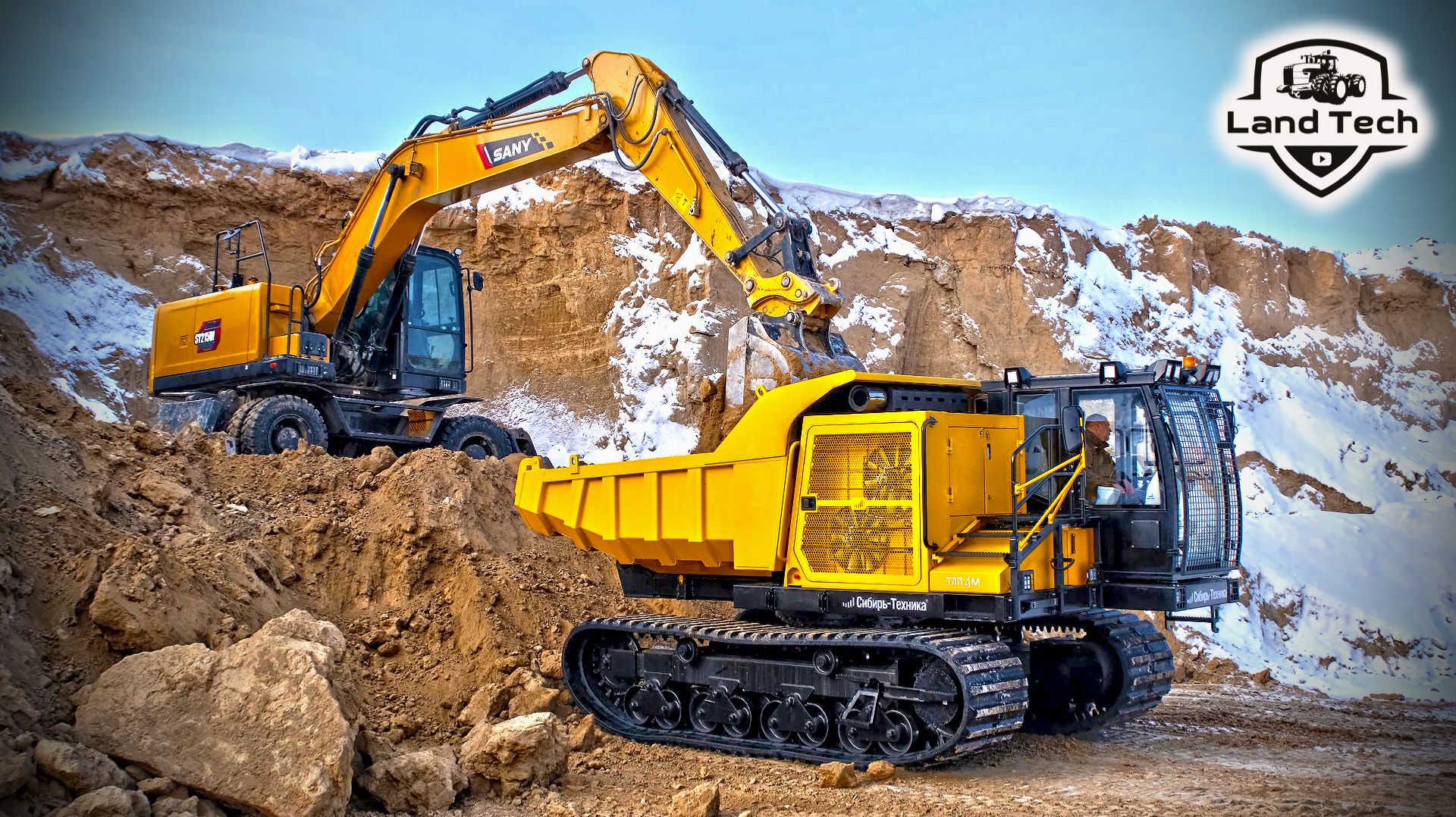 Первый гусеничный самосвал для бездорожья ТЛП-4М-033 от Сибирь-Техника