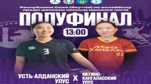 Чемпионат РС(Я) по волейболу среди женских команд (Высшая лига) отборочный этап IX Спортивных игр