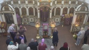 Запись трансляции 21 марта 17:00. Всенощное бдение