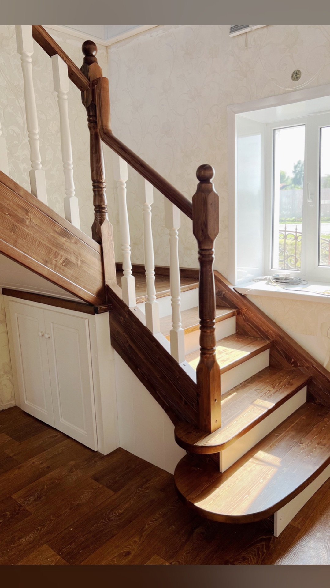 Лестница с площадкой-это редкость?!