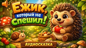 Сказка: Ёжик, который перестал спешить. Аудиосказка для детей. Слушать сказку про ёжика для сна.