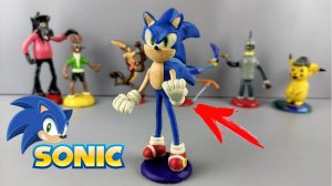 СОНИК ИЗ ПЛАСТИЛИНА   ЛЕПИМ ВМЕСТЕ