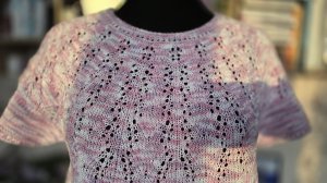 Футболка с круглой кокеткой🧶Все вяжут и я хочу🧶