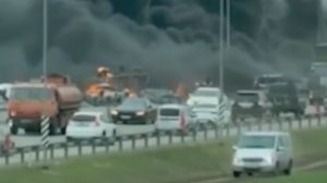 В огненном ДТП на юге России погибли три человека