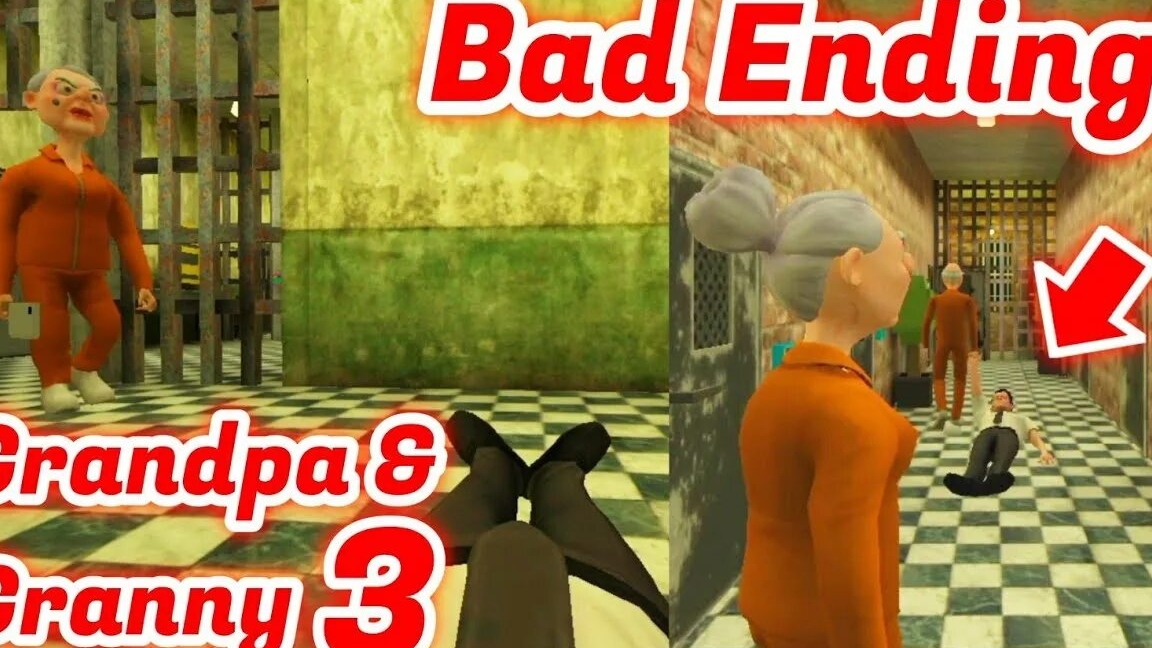 GRANDPA AND GRANNY DEATH HOSPITAL , плохая концовка