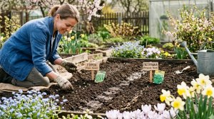 Магия весны: первоцветы цветут, радуют нас, первые посевы в огороде