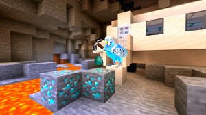 Смогу ли я добыть алмазы не выходя из самолёта в minecraft?