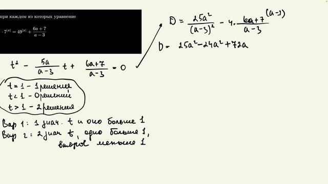 Задачи с параметром. ЕГЭ-2026 по профильной математике. Урок №5.