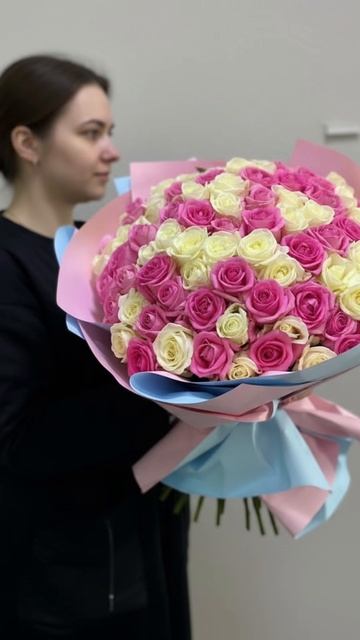 букет 101 роза Rostov-buket.ru/shop/po-cvetam/bukety-iz-roz/101-roza