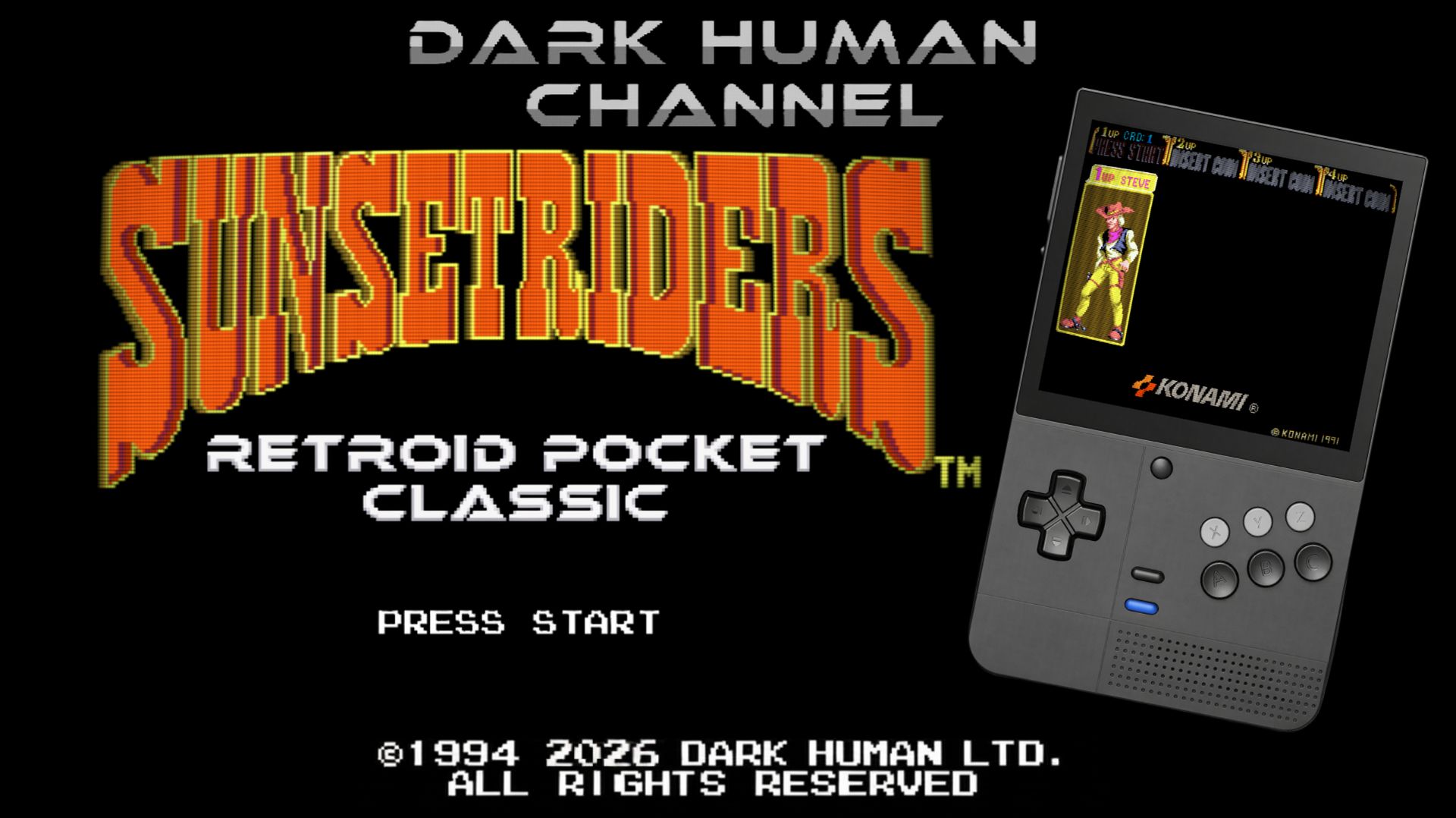 Прохождение Sunset Riders (Arcade, Retroid Pocket Classic)
