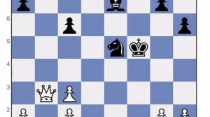 Молодой Михаил Таль гениально жертвует коня на _f7_ именитому гроссмейстеру_ болельщики недоуменно с