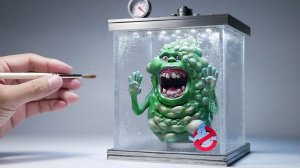 ЛИЗУН СЛАЙМ из Фильма Охотники за Привидениями. Диорама