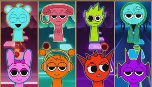 Спрунки: Грандиозная битва четырех команд в мире Музыкальных Плиток! 🎶🔥