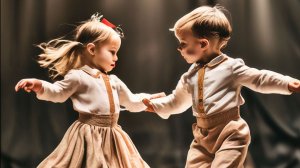 Вот так здесь классно маленькие дети танцуют, взрослые так могут не всегда, и только стоя хлопать им