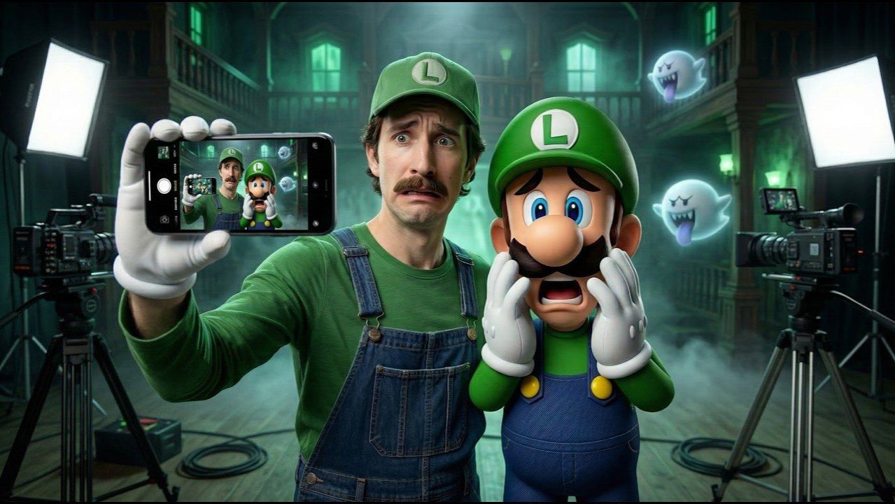 Что если Super Mario станет реальным Марио, Луиджи, Пич, Боузер и другие!