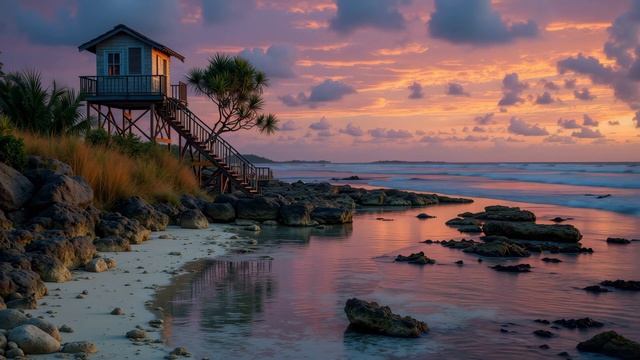 Chillout Lounge Ambient Music ~ Deep Ambient Ocean Sunset Relaxation Vibes-(1080p30)