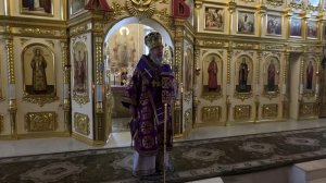 Проповедь епископа Максима в Знаменском монастыре