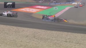 Формула 1. Разворот Хаджара на Гран-при Китая 2026 (гонка)