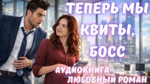 АУДИОКНИГА: ТЕПЕРЬ МЫ КВИТЫ, БОСС: СЛУШАТЬ ЛЮБОВНЫЙ РОМАН