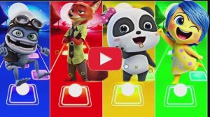 Плитки Ритма: Битва Музыкальных Героев — Безумный Лягушонок против Ника Уайлда и Малыша Панды!