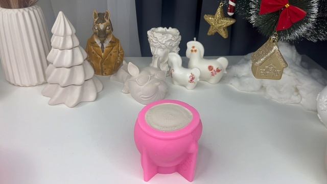 ЛИСЕНОК - ПОДСВЕЧНИК , ШКАТУЛКА.