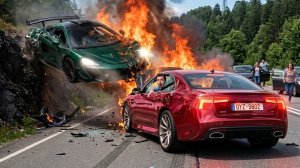 BeamNG Drive - Аварии с высокоскоростным движением автомобилей