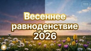 Весеннее равноденствие 2026