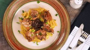 Картофель фри с курицей