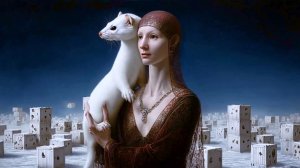 Дама с Горностаем [ai фантазия]