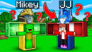 Джей Джей Голем Оптимус Прайм против трансформера Майки Грина. Майнкрафт Мультик