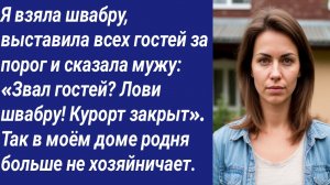 Истории для Вас/Я взяла швабру, выставила всех гостей за порог и сказала мужу: «Звал гостей? Лови..