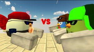 я vs блу и чела