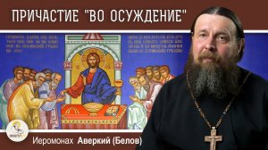 НЕРАСКАЯННЫЕ ГРЕХИ И ПРИЧАСТИЕ "ВО ОСУЖДЕНИЕ".  Иеромонах Аверкий (Белов)