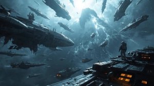 The Frozen Fleet An Armada Suspended in Supernova Remains 💀 2 Hour Cosmic War Graveyard Soundscape-