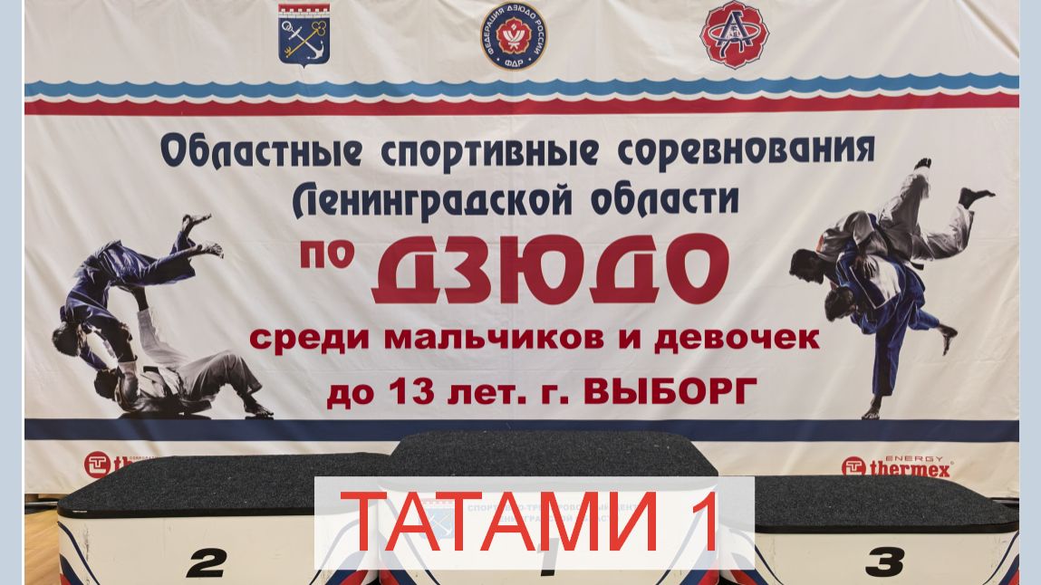Т1 Первенство Ленинградской обл. по дзюдо до 13 лет. г.Выборг 2026 г.
