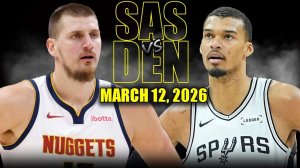 13.03.2026 | ОБЗОР МАТЧА | Сан-Антонио Спёрс - Денвер Наггетс | Highlights