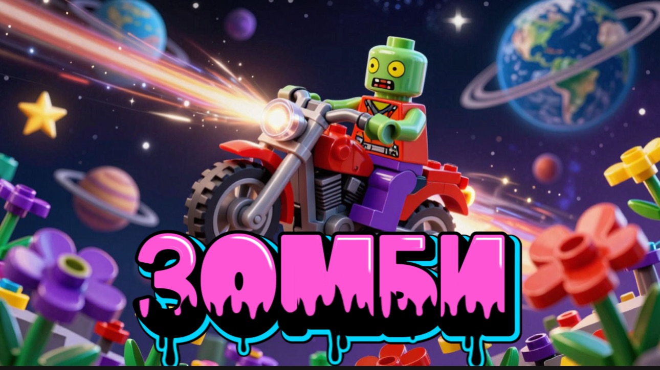 ЗОМБИ ! Кубики Лего